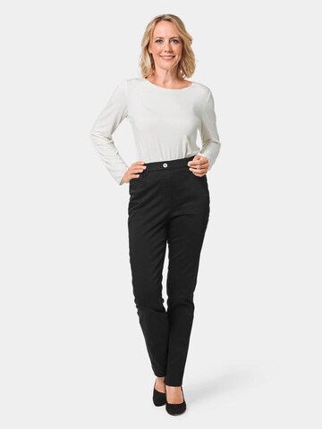 Regular Pantalon 'Martha' Goldner en noir