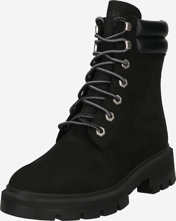 TIMBERLAND - Botim com fivela 'Valley' em preto: frente