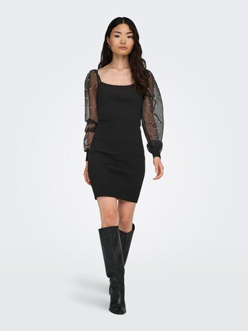 ONLY Kötött ruhák 'ONLVANESSA' - fekete