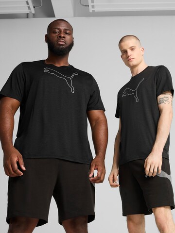 PUMA - Camiseta funcional 'Tad Essential' en negro: frente