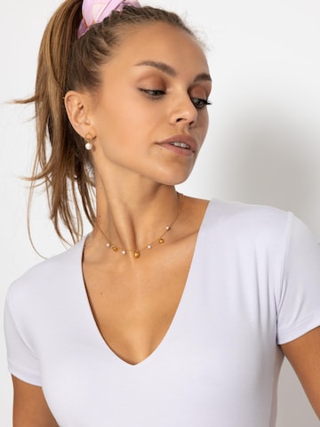 SASSYCLASSY Shirt bodysuit in Purple