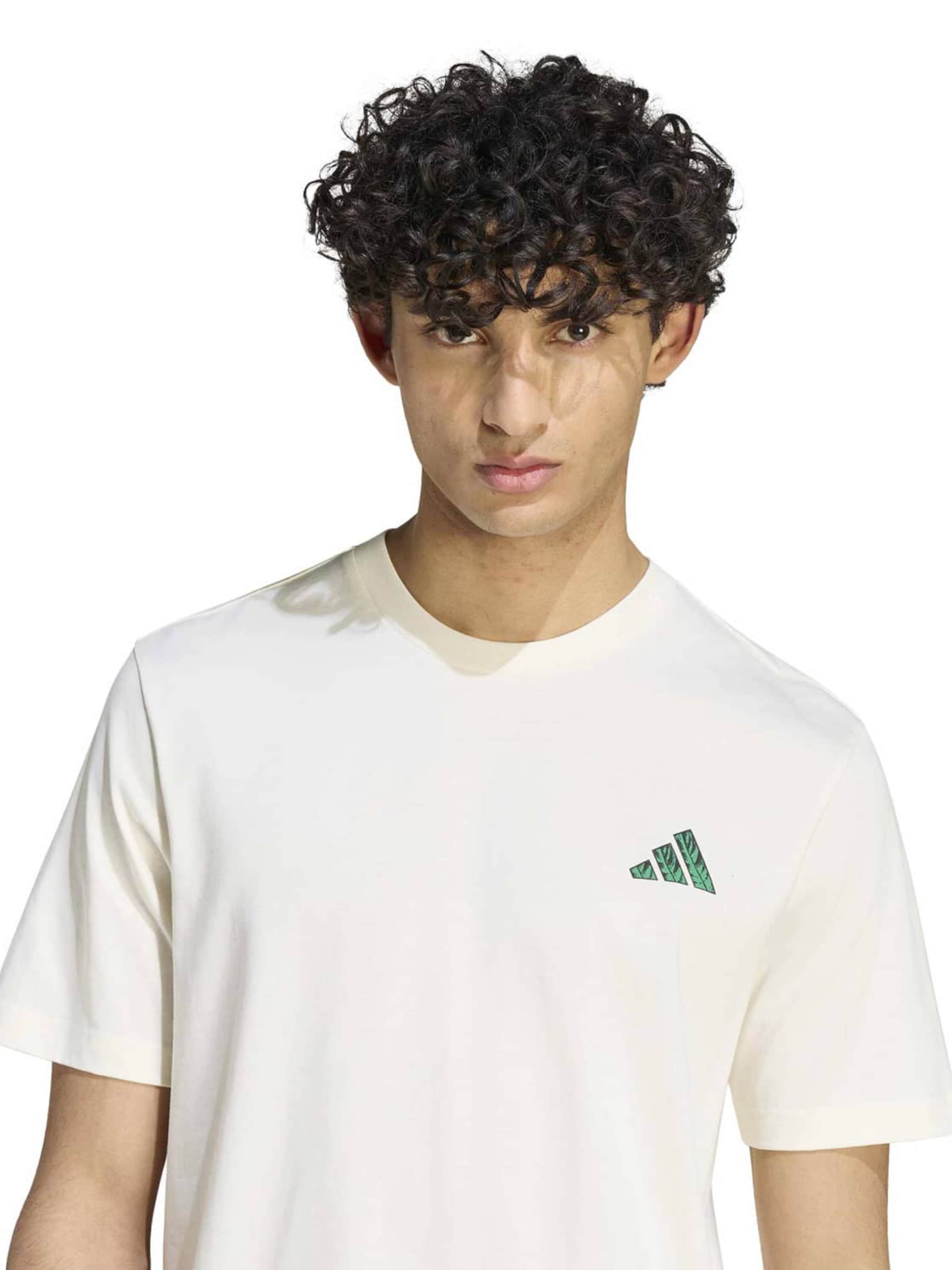 T-Shirt fonctionnel 'TST PST' ADIDAS SPORTSWEAR en blanc
