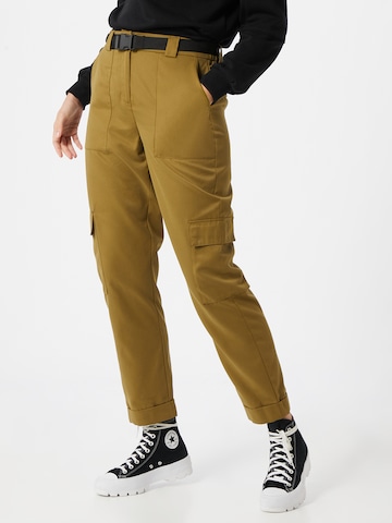 Regular Pantalon cargo VERO MODA en vert : devant