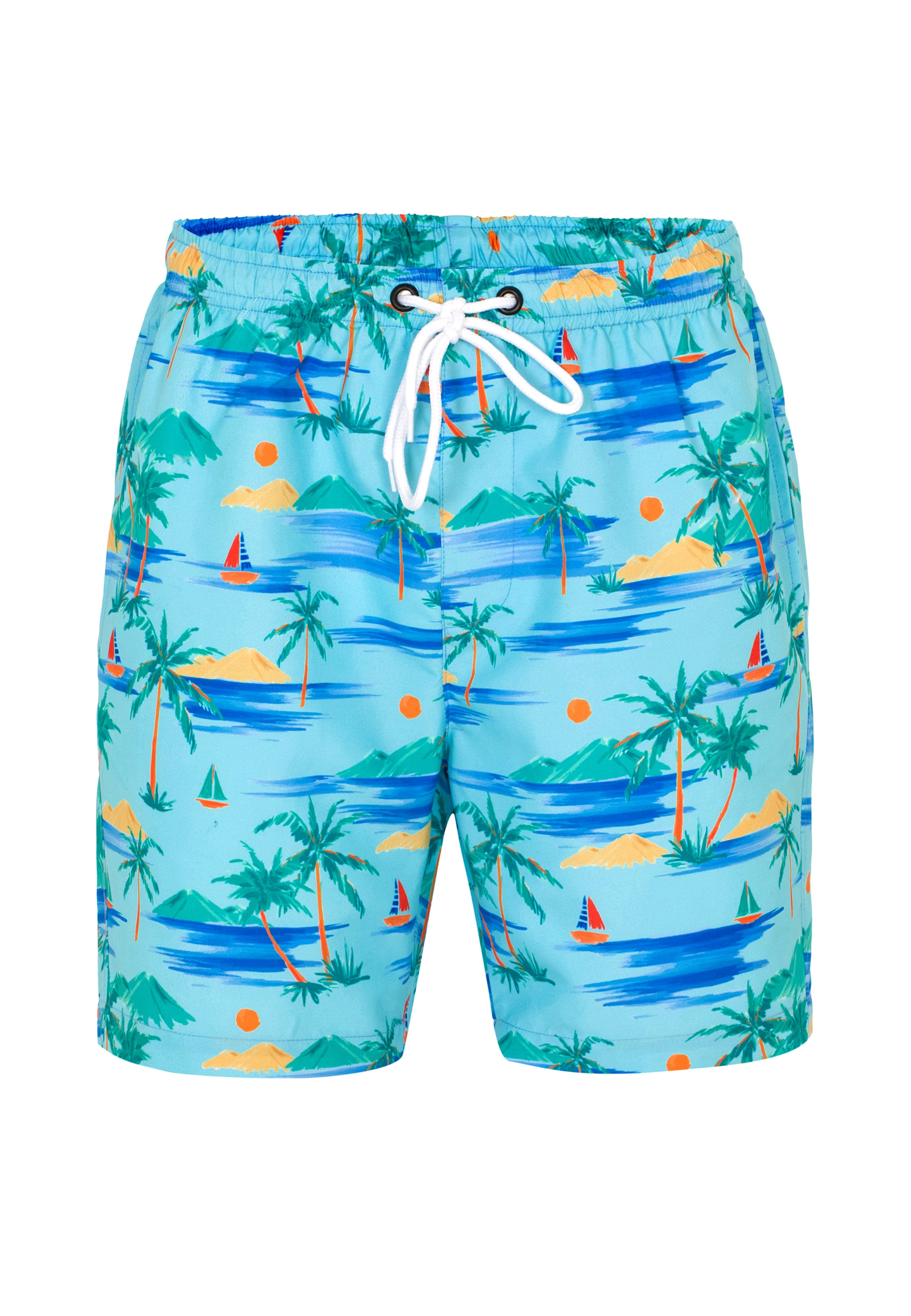 Pantaloncini da bagno di Jimmy Sanders in blu: frontale