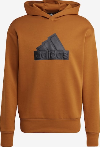 ADIDAS SPORTSWEAR Athletic Sweatshirt 'Bos' in Brown: front
