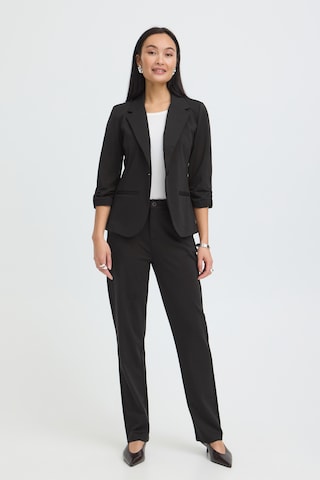 Fransa - Slimfit Calças em preto