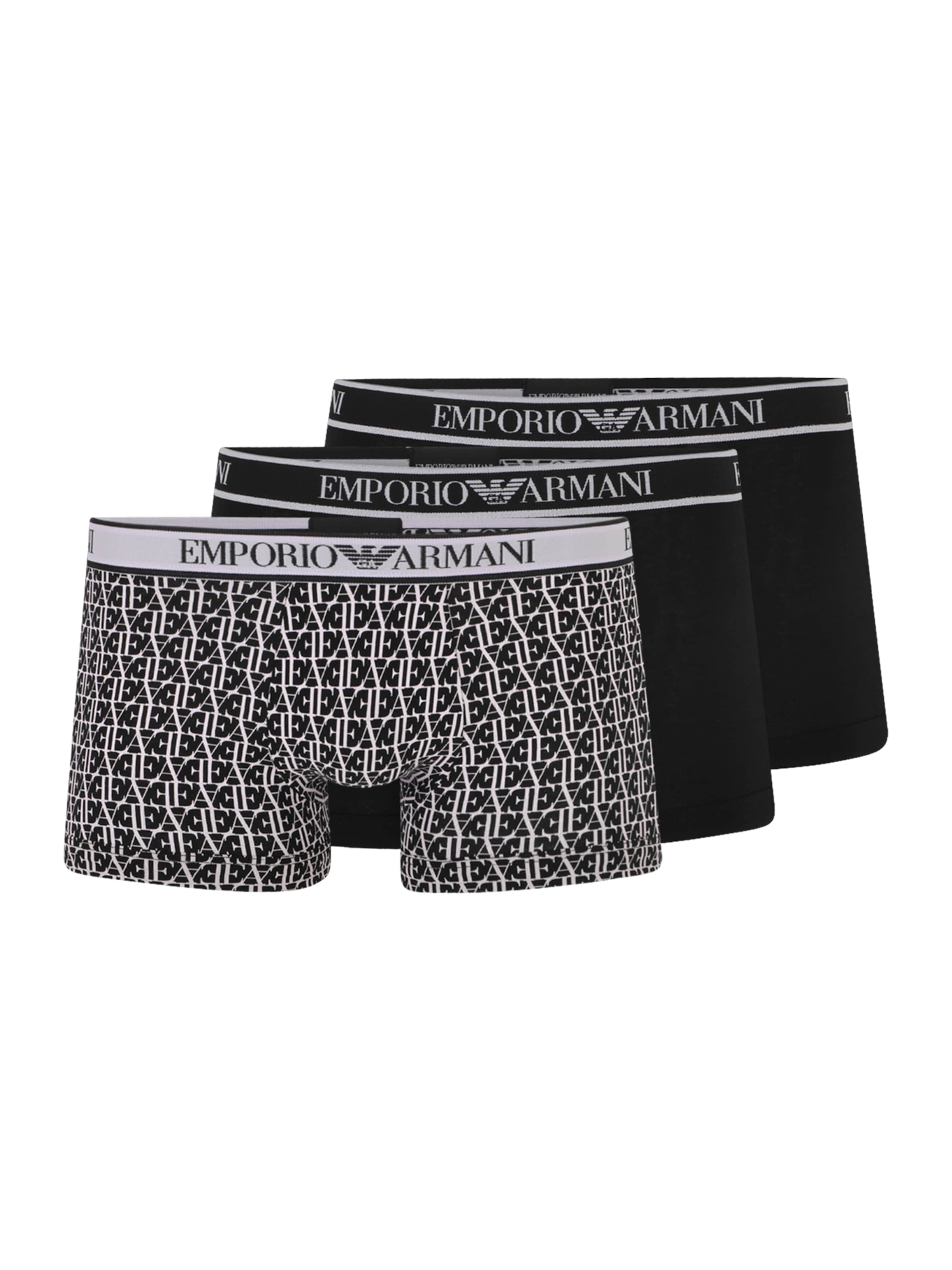 Emporio Armani Boxershorts in Zwart: voorkant