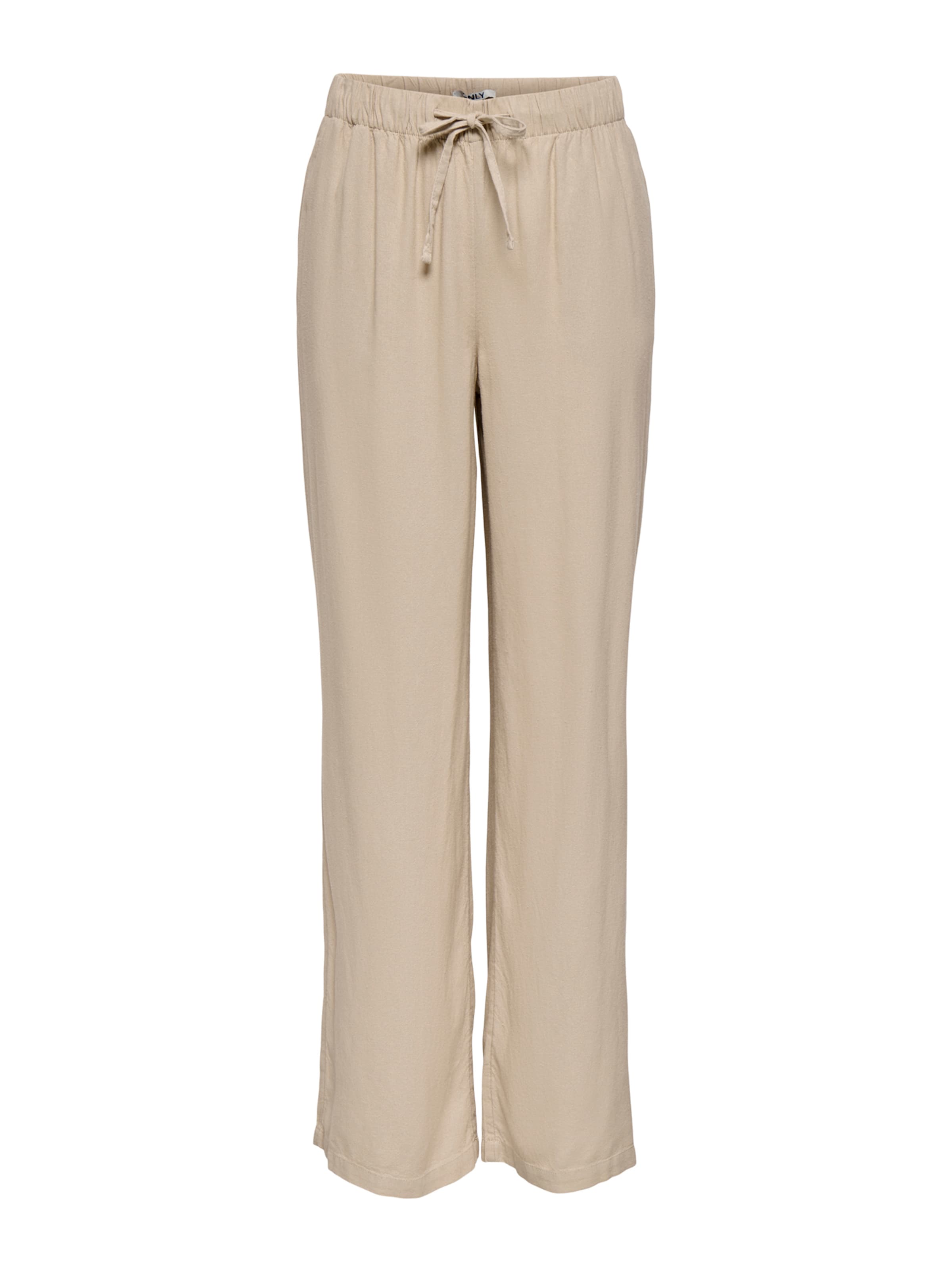 Only Petite Loosefit Bukser 'ONLGOA' i beige: forside