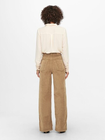 ONLY Wide leg Pants in Brown