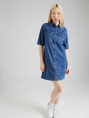 Robe-chemise 'NEW SIGNE' Noisy may en bleu : devant