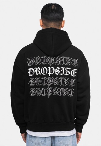 Dropsize Sweatshirt in Zwart: voorkant