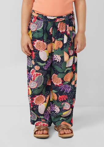 Wide Leg Pantalon s.Oliver en bleu