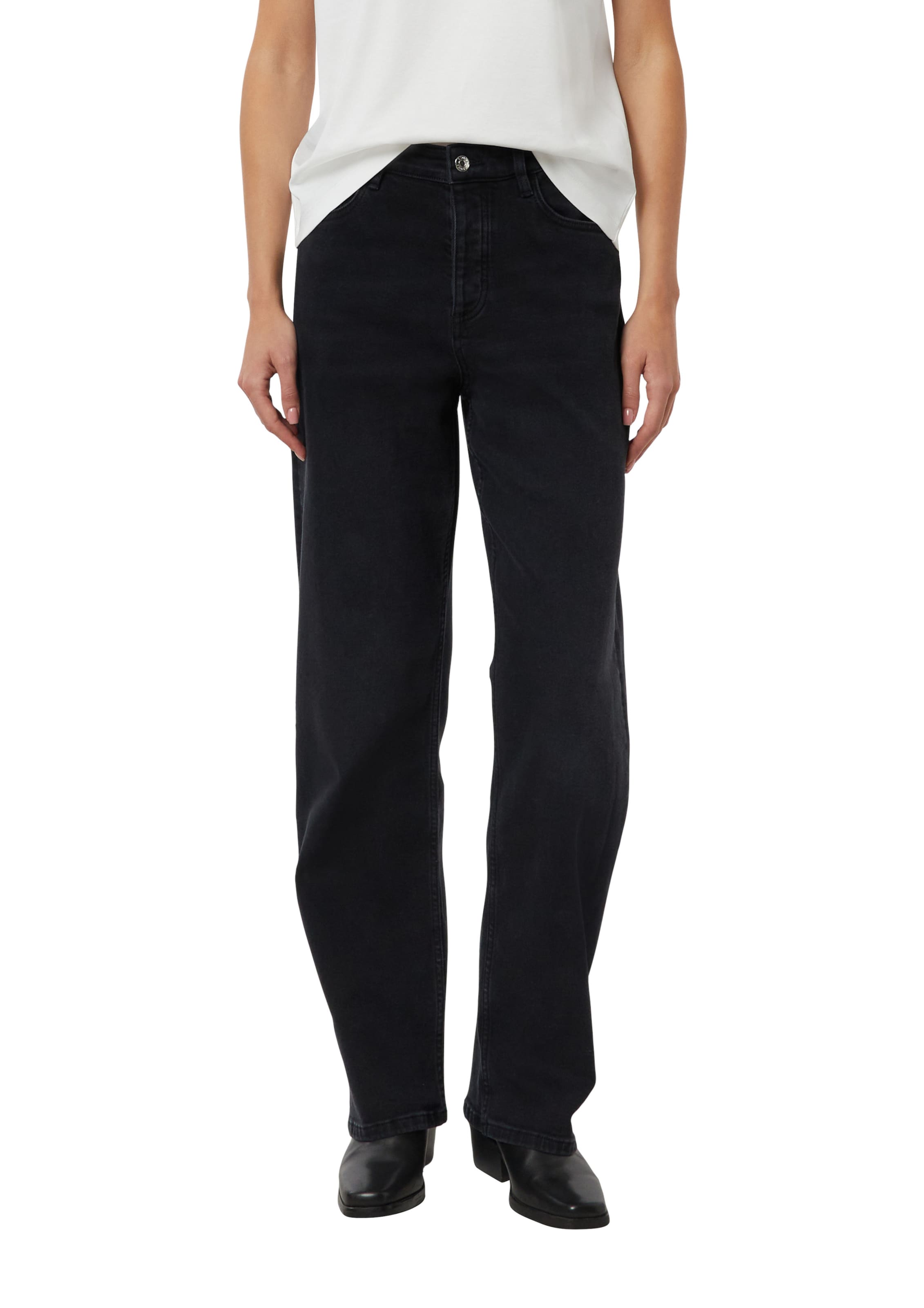 Wide Leg Jean COMMA en noir