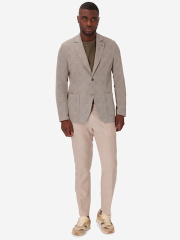 Distretto12 - Ajuste regular Chaqueta tipo saco para negocios en beige