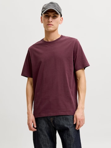 Coupe slim T-Shirt JACK & JONES en rouge : devant