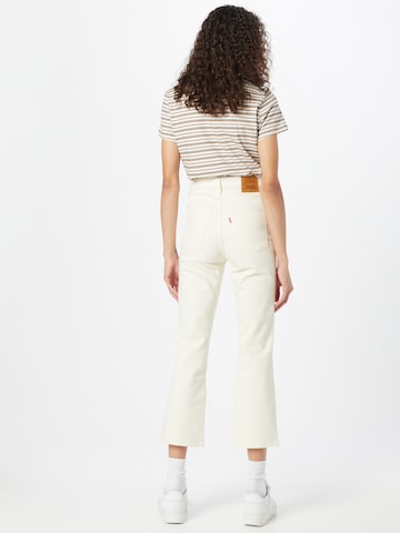 LEVI'S ® Boot cut Jeans 'Ribcage Crop Boot' in White