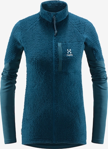 Haglöfs Functionele fleece jas 'Touring' in Blauw: voorkant