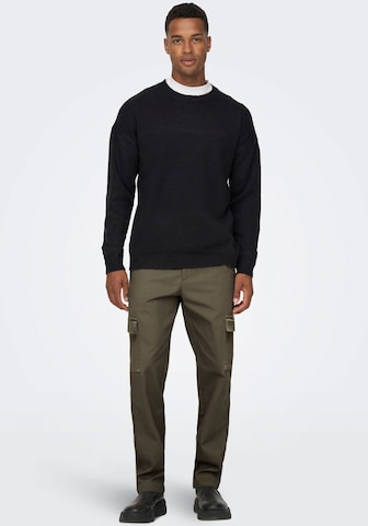 Only & Sons Loosefit Hose in Grün