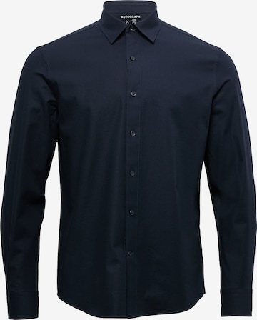 Camicia business di Marks & Spencer in blu: frontale