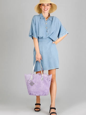 CAFè NOIR Pouch in Purple: front