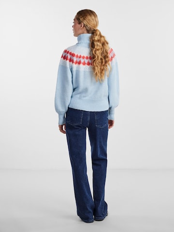 PIECES Sweter 'SAVA' w kolorze niebieski