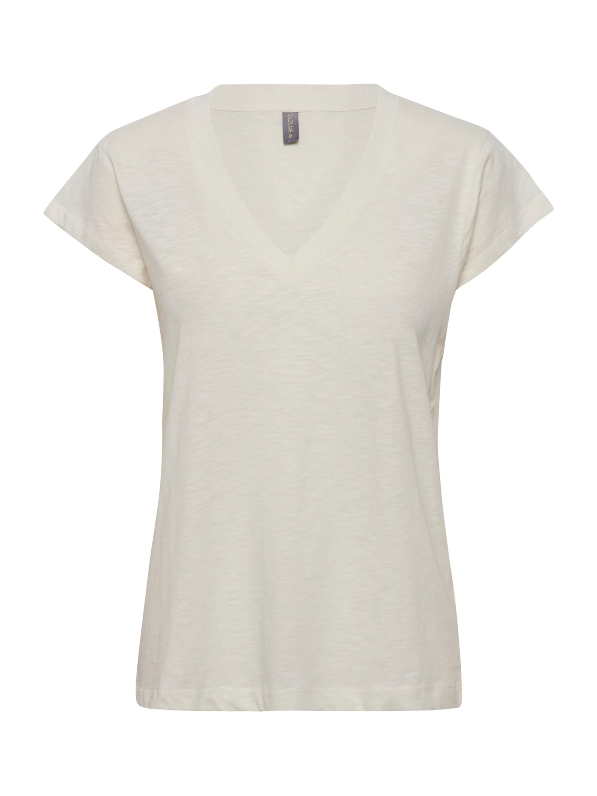 CULTURE - Camiseta 'Biana' en blanco: frente