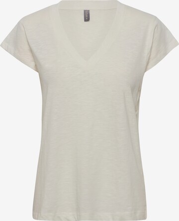 T-shirt 'Biana' CULTURE en blanc : devant