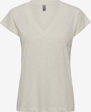 CULTURE - Camiseta 'Biana' en blanco: frente