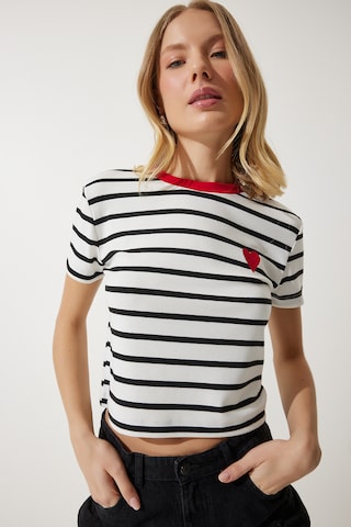 T-shirt Happiness İstanbul en blanc : devant