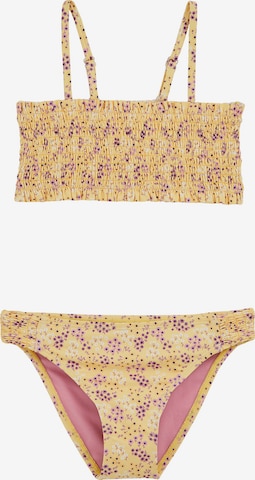 WE Fashion Bustier Bikini värissä keltainen: etupuoli