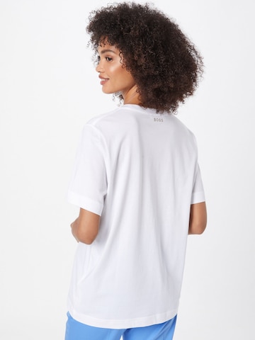 Maglietta 'Ecosa' di BOSS Black in bianco