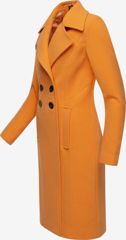 NAVAHOO Between-Seasons Coat 'Wooly' in Orange