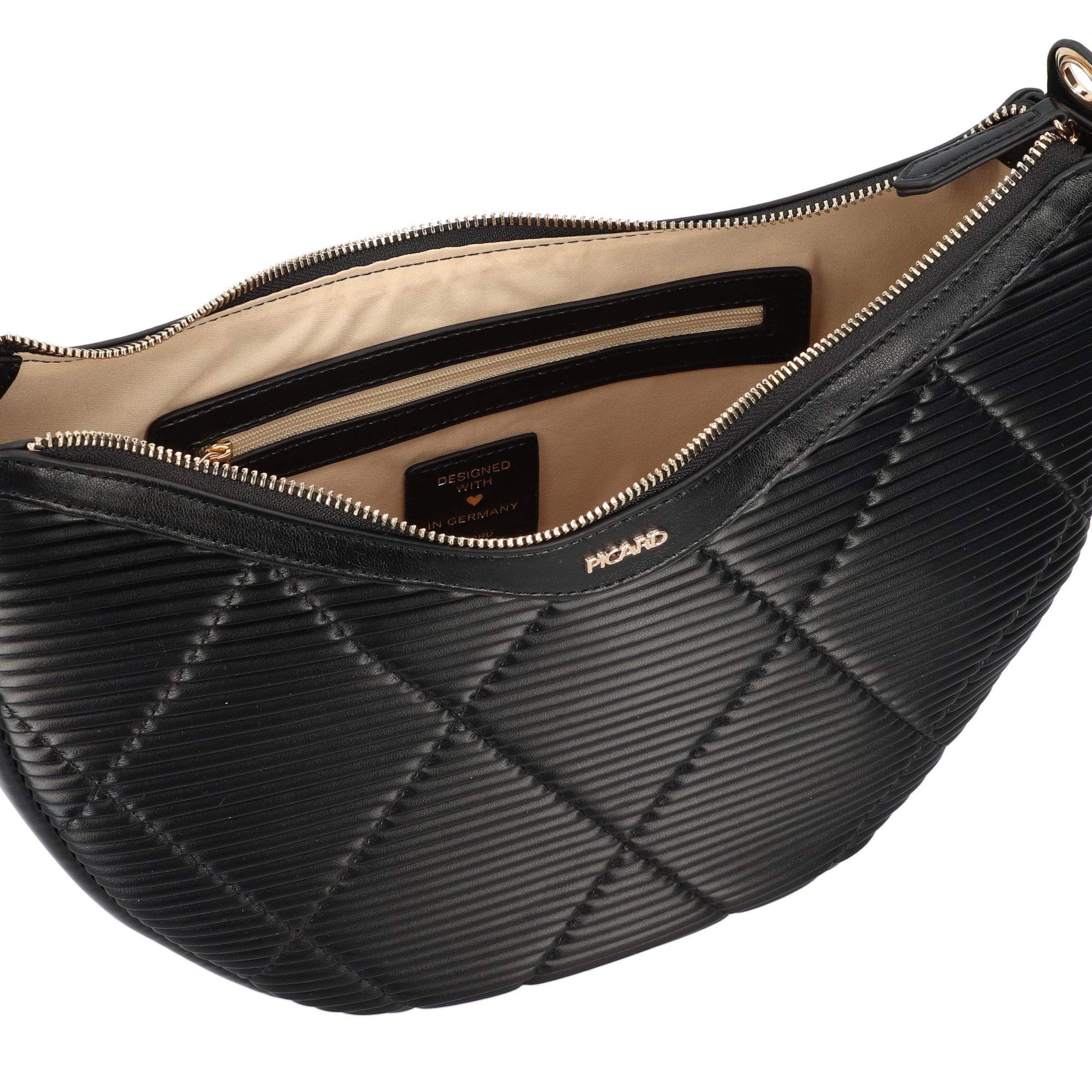 Sac bandoulière 'Paris' Picard en noir