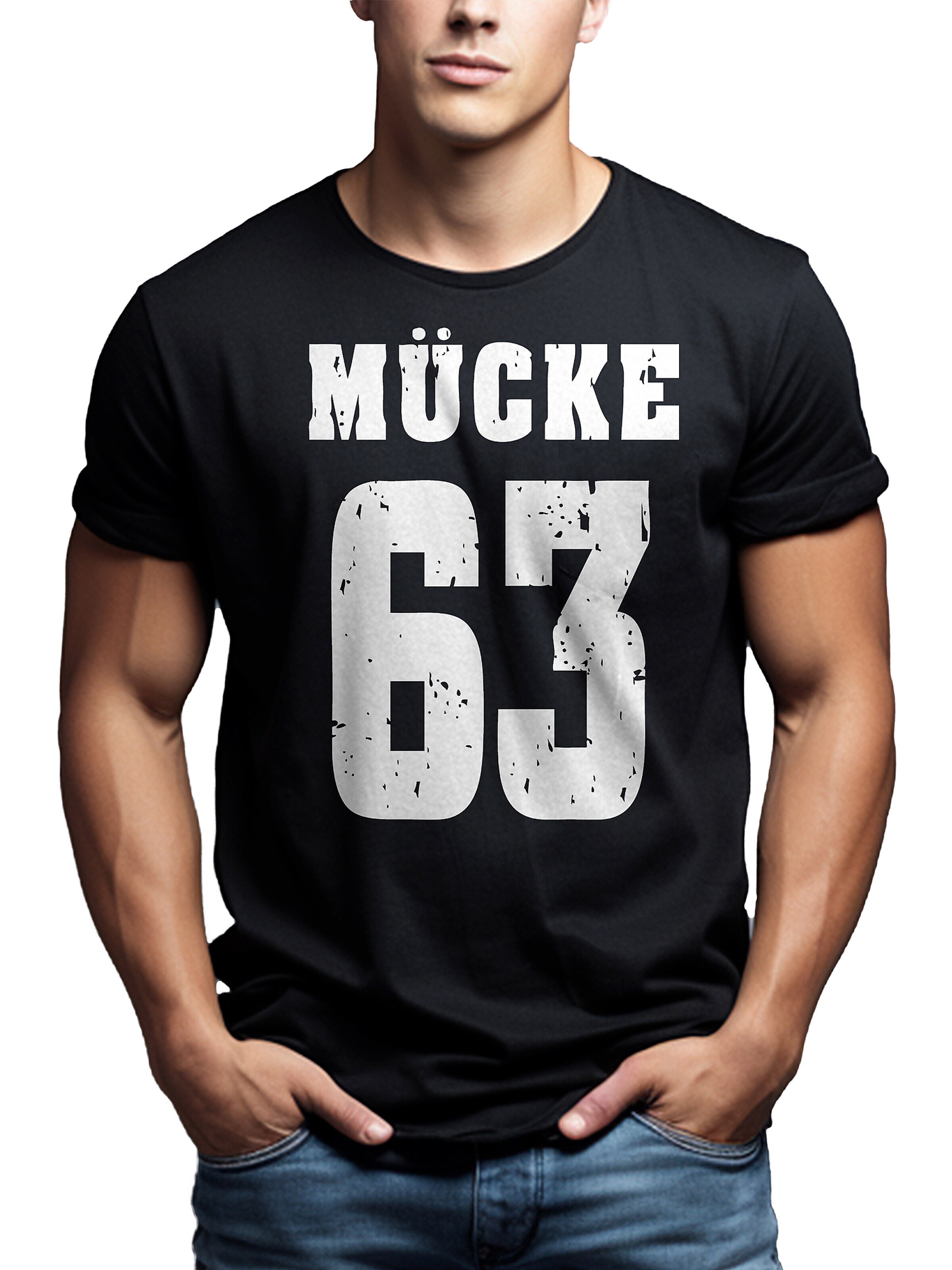 MAKAYA Shirt 'Mücke 63' in Black
