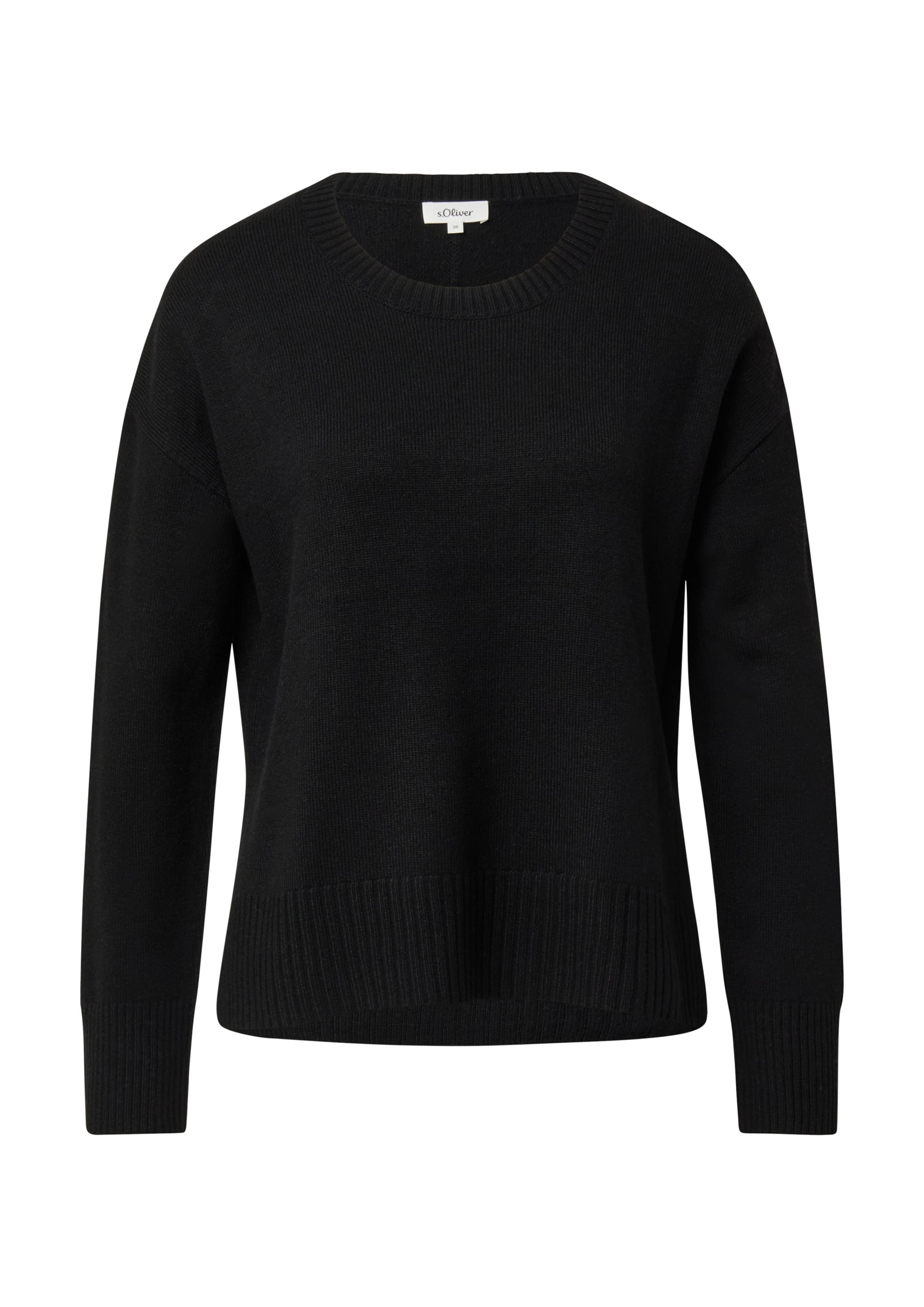 Pull-over s.Oliver en noir : devant