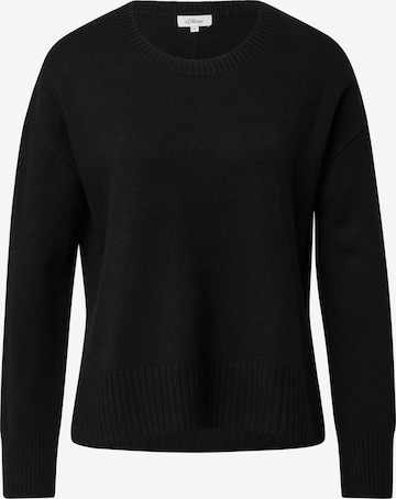 Pull-over s.Oliver en noir : devant