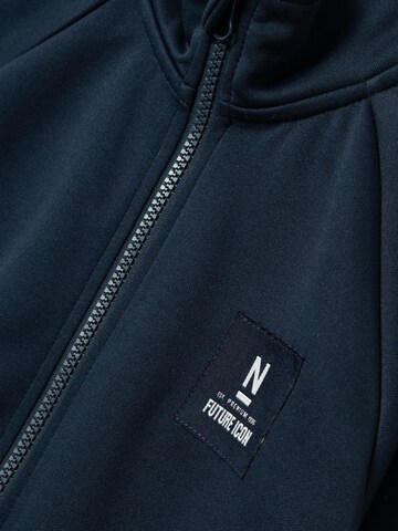 NAME IT Zip-Up Hoodie 'Jakka' in Blue