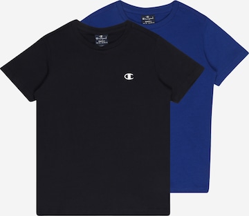 T-Shirt fonctionnel Champion Authentic Athletic Apparel en bleu : devant