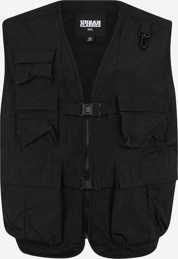Urban Classics Big & Tall Gilet 'Tactical' en noir, Vue avec produit