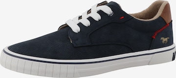 MUSTANG Trampki niskie w kolorze niebieski: przód