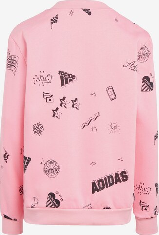 ADIDAS SPORTSWEAR Athletic Sweatshirt 'Brand Love' in Pink