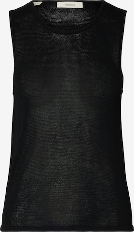 SELECTED FEMME Top z naramnicami | črna barva: sprednja stran