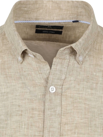 Steppin' out Regular fit Button Up Shirt in Beige