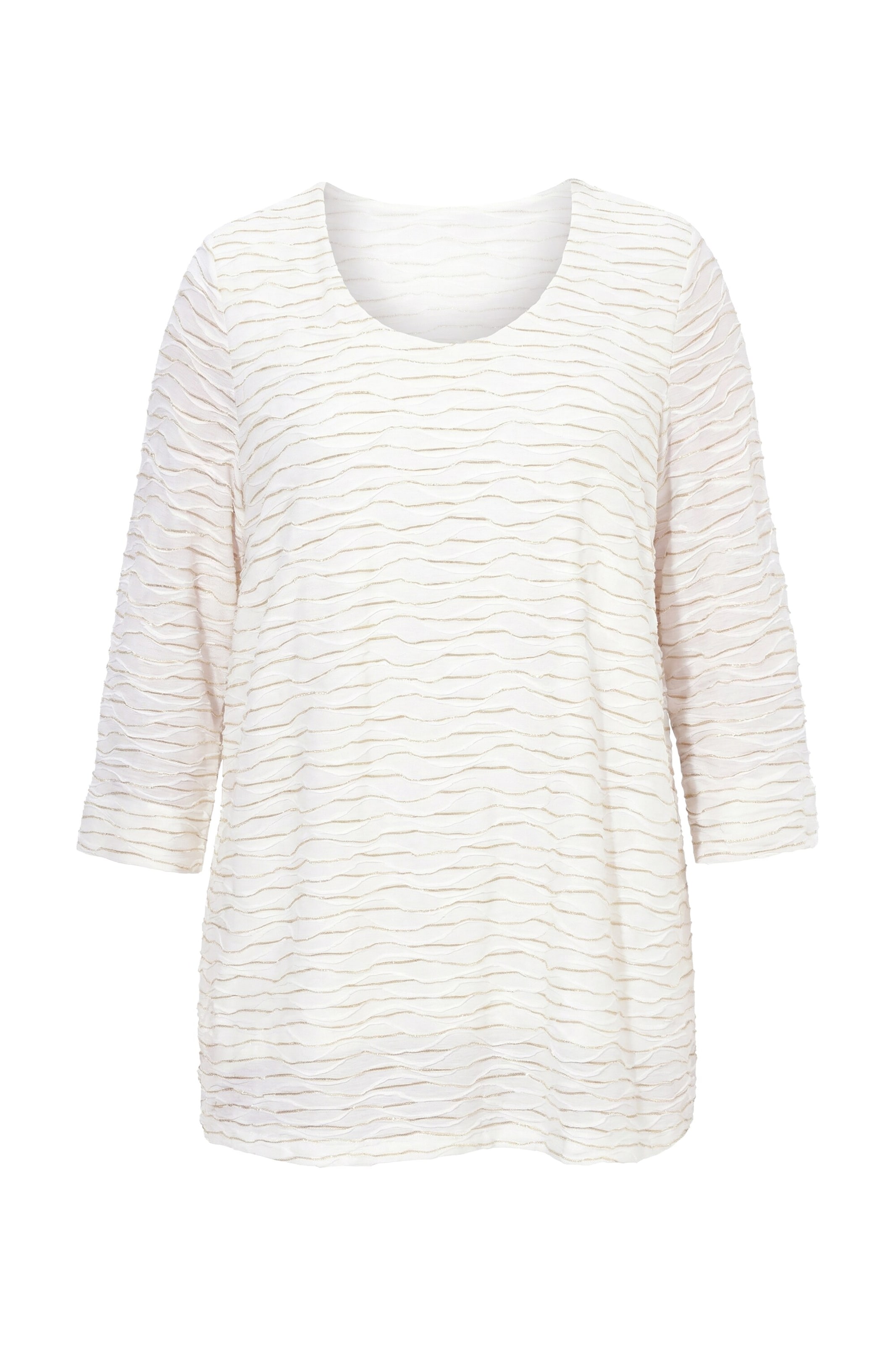 Ulla Popken Shirt in Beige: front