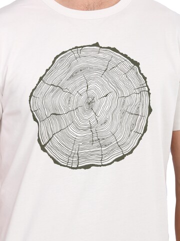 Life-Tree Shirt '"Biglsice" Warm White' in Weiß