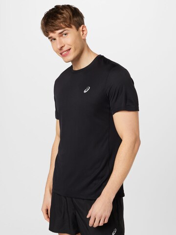 ASICS Performance Shirt 'KATAKANA' in Black: front