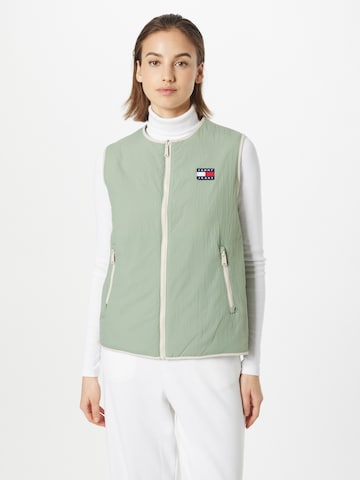 Tommy Jeans Vest in Green: front