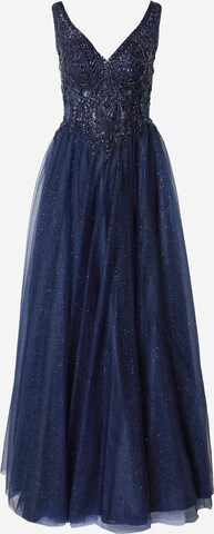 Unique Kleid in Blau: predná strana