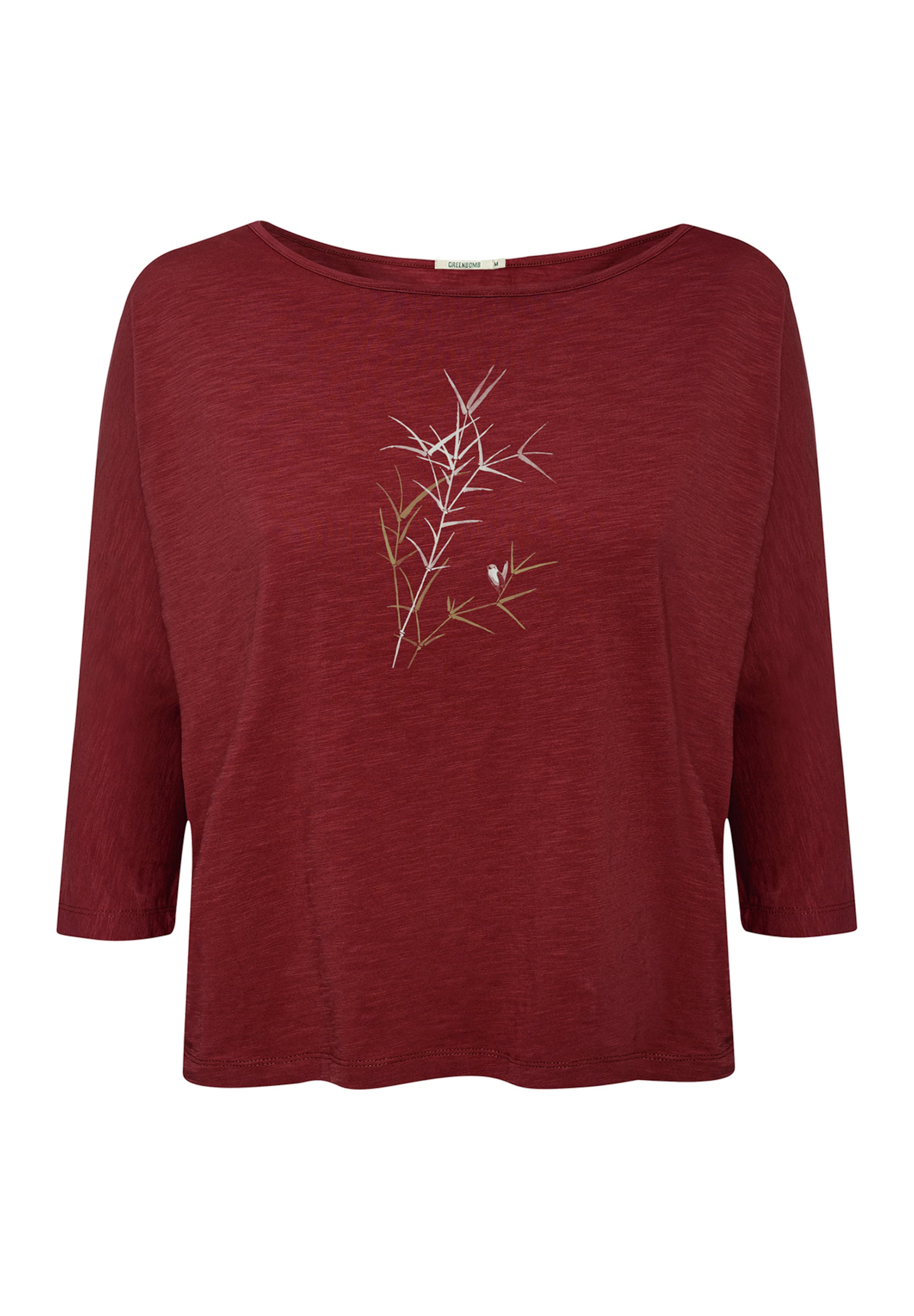 Maglietta 'Betterways' di GREENBOMB in rosso: frontale