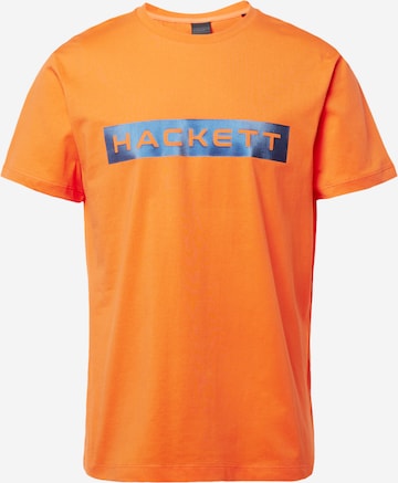 T-Shirt Hackett London en orange : devant